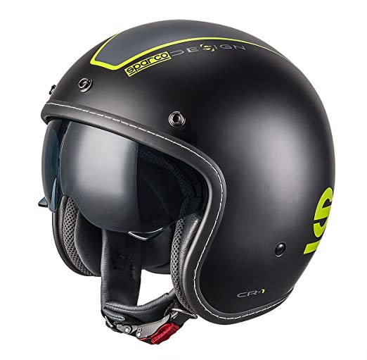 SPARCO (루코) 카페 레이서 헬멧 CAFE RACER HELMET 사이즈 XL 0033404XLNRGF 0033404XLNRGF