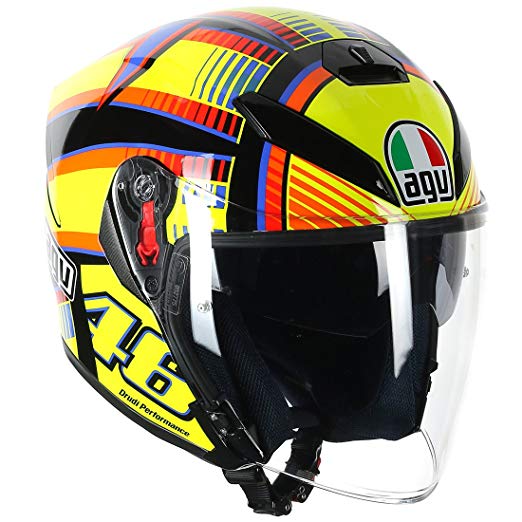 AGV (에지부이) 오토바이 헬멧 제트 K-5 JET SOLELUNA (소레루나) S (55-56cm) 113190G0-001-S