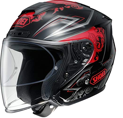 쇼 에이 (SHOEI) 오토바이 헬멧 제트 J-FORCE 4 REFINADO (레휘나도) TC-1 (RED / BLACK) M (57cm) - TC-1 (RED 