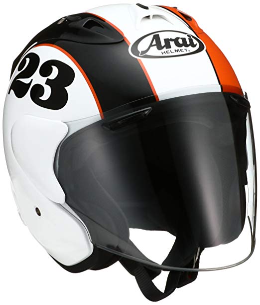 아라이 (ARAI) 오토바이 헬멧 제트 SZ-Ram4 STOUT 유리 화이트 L 59-60cm 글라스 화이트