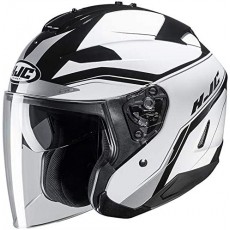 HJC (에이치 제이씨) 오토바이 헬멧 제트 화이트 (MC10) (사이즈 : XL) IS-33II KORBA (콜바) HJH159