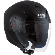 AGV (에지부이) 오토바이 헬멧 제트 K-5 JET MATT BLACK (매트 블랙) S (55-56cm) 113194G0-003-S 매트 블랙