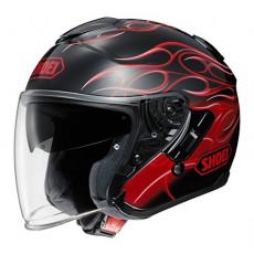 쇼 에이 (SHOEI) 오토바이 헬멧 제트 J-CRUISE REBORN (리본) TC-1 (RED / BLACK) XL (61cm) - TC-1 (RED / BL