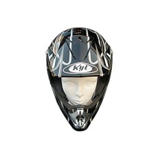 部品屋 K & W 크로스 헬멧 다이아몬드 블랙 / 실버 L P53999