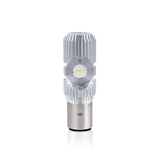 AmmToo BA20D H4BS LED 밸브 자전거 용 LED 헤드 라이트 Hi / Lo 전환 화이트 칩 4SMD 1400LM 8W 양면 발광 6500K DC9V