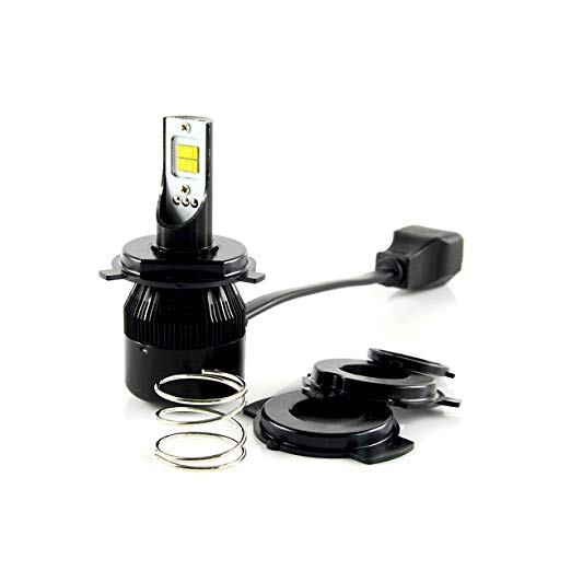 [e-auto fun] DC12V 전용 자전거 용 LED 헤드 라이트 H4 / H4R1 / PH7 / PH8 공통 최신 Filp 칩 2 개 탑재 25W 2800L