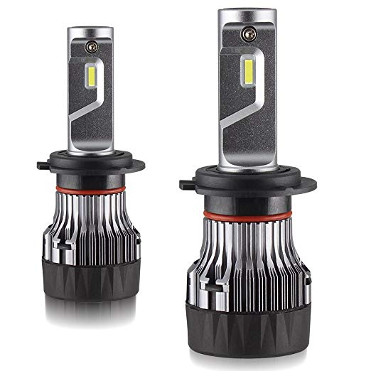 zodoo LED 전조등 H7 차량 지원 전환 미국 CREE light source technology 칩 탑재 일체 식 5000LMx2 30Wx2 6500K 화