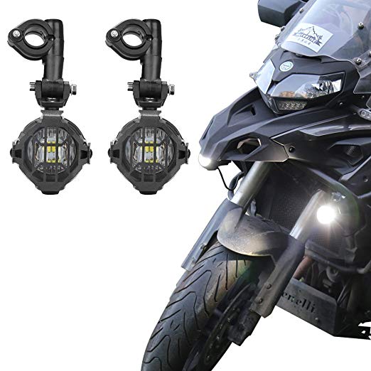 Toppower BMW R1200GS ADV 용 LED 보조 조명 12-30V 40W 11.2 * 7 * 7.5cm IP67 방수 180도 조절 가능 30000 