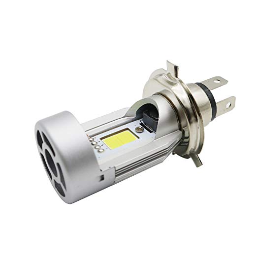 자전거 LED 헤드 라이트 H4 Hi / Lo HS1 옐로우 12V20W 2000LM × 2SMD 냉각 팬 내장 화이트 간단한 설치