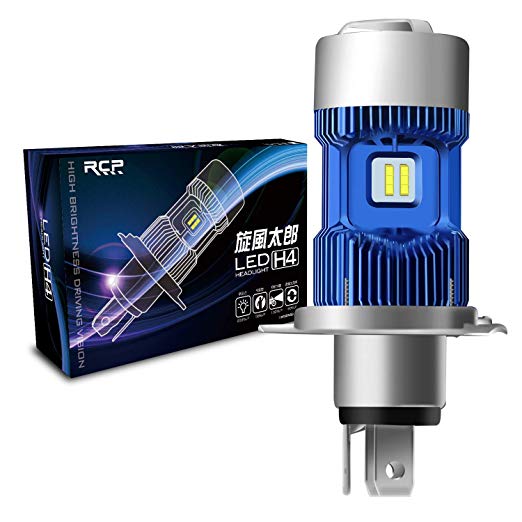 RCP [선풍 타로 2 대】 H4 / HS1 LED 헤드 라이트 Hi / Lo DC9-80V 대응 6000K 오토바이 / 차량 / 전기 자전거 용 차량 지원 고휘