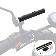 TideMC 자전거 핸들 클램프 바 미러 타입 허리케인 클램프 바 멀티 바 홀더 외경 21.5mm 클램프 유효 길이 120mm 범용 (TM-Z1 블랙)