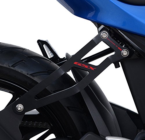 R & G (아르 디안) 배기 행거 WITH LHS Footrest Blanking Plate BKA-RED GSX-R125 (17 -), GSX-S125 (17