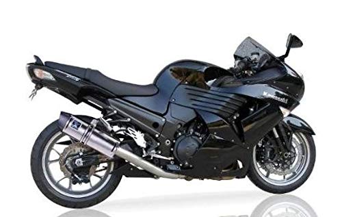 IXIL (이쿠시루) KAWASAKI ZZR1400 '08 - '11 SOVE 타원형 슬립 머플러 IX-OK7176VSE