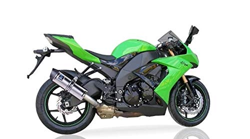 IXIL (이쿠시루) KAWASAKI ZX10R '08 -'10 (ZXT00E) SOVE 타원형 슬립 머플러 IX-OK7199VSE