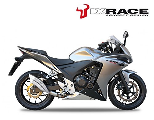 IXRACE HONDA CBR 500 R / CB 500 X / CB 500 F 2016 Z7 트윈 업 슬립 머플러 IX-QH6334