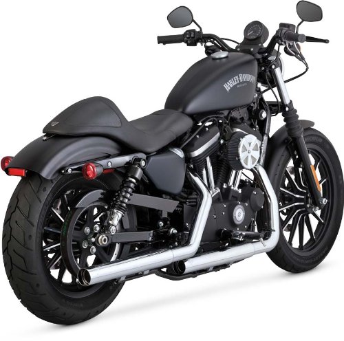 Vance & Hines (반스 앤 하인즈) 슬립 머플러 STRAIGHT SHOTS HS (스트레이트 샷 HS) 스틸 크롬 스포츠 스타 패밀리 (14-16) 18