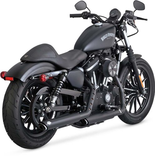 Vance & Hines (반스 앤 하인즈) 슬립 트윈 슬래시 3 인치 블랙 스포츠 스타 패밀리 (14-16) [TWIN SLASH 3inch] 1801-0677