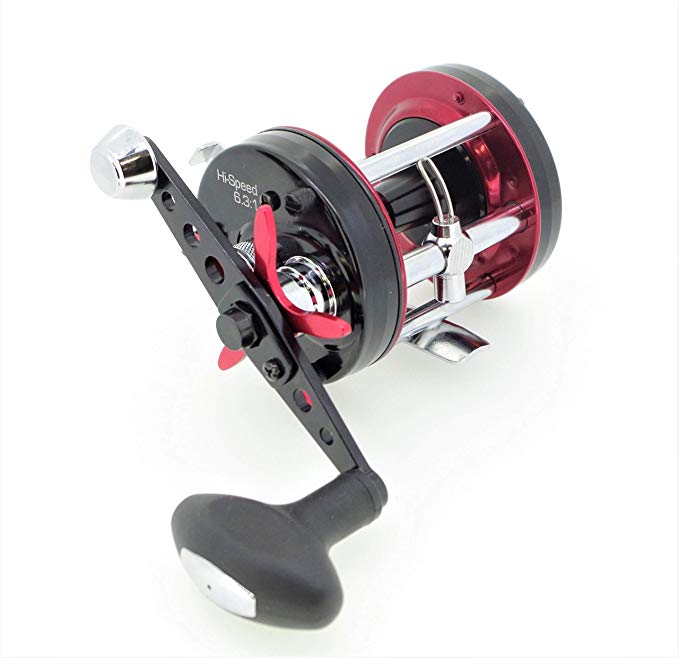 Abu Garcia (아부 가르시아) 릴 앰배서더 6500 CS ROCKET Black / Red High-Speed.