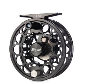 Piscifun Sword Fly Fishing Reel with CNC-machined Aluminum Alloy Body 5/6 Black [병행 수입품]