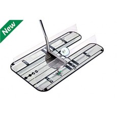 Golf Training Aid - Premium Putting Set - XL Alignment Putting Mirror Design with Our Excl
