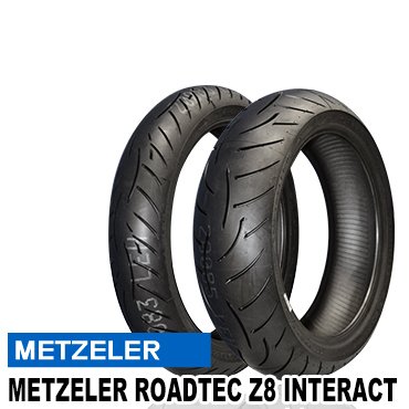 METZELER (멧쯔라) 자전거 타이어 앞뒤 세트로드 테크 Z8 상호 작용 120 / 70ZR17 (M) M / C (58W) TL & 180 / 55ZR17 