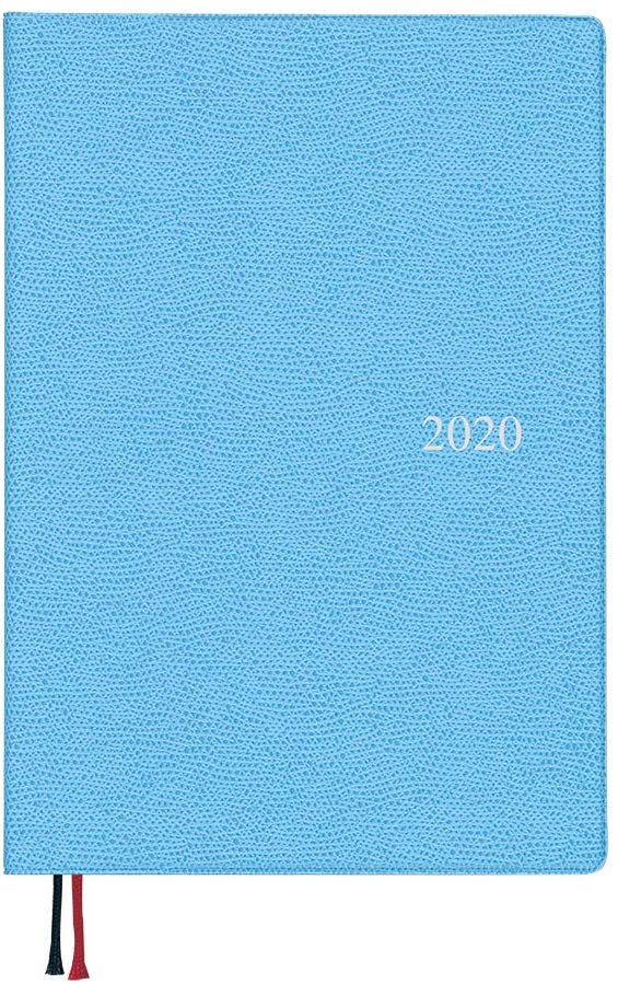 다이고 수첩 2020 년 약속 A5 먼슬리 위클리 블루 E1667 2019 년 12 월 시작