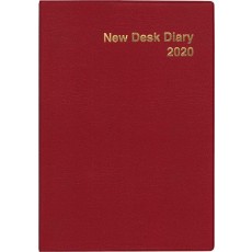 博文館 수첩 2020 년 B5 주간 뉴 데스크 다이어리 소프트 레드 No.209 (2020 년 1 월 시작) 빨간색 (소프트)