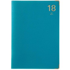 라코닛쿠 수첩 2018 년 3 월 시작 먼슬리 A5 스폰지 커버 블루 LAMM46-150BL 블루