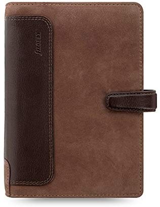 파일로 팩스 홀본 누박 Holborn Nubuck 바이블 사이즈 Brown filofax 시스템 수첩 17-026040