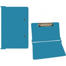 CLEANLEADER 클립 파일 보드, 접이식 클립 보드, 간호사 클립 보드, 경량 알루미늄 구조 - 블루 블루