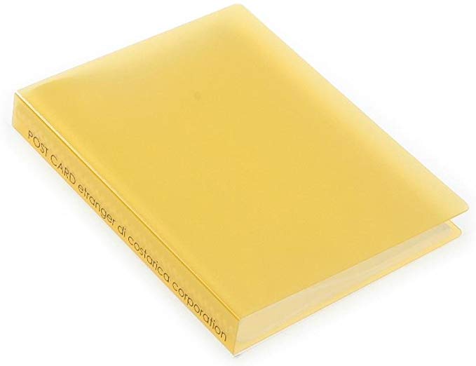 에토 란 제디 코스타리카 엽서 홀더 30P 투명 PP 노란색 TRP-18-04 옐로우