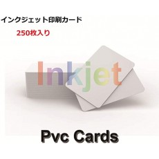 250 매 Inkjet PVC Cards 잉크젯 인쇄 가능한 PVC ID 카드 Epson 및 Canon 잉크젯 프린터에서 작동, CR80 30 MIL 두꺼운 방수