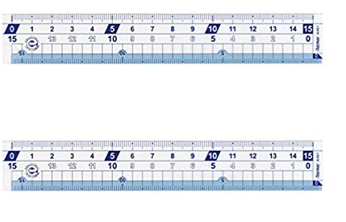 【2 개 세트】 레이 메이 藤井 통치자 젓가락 0 눈금 직선 자 15cm APJ72