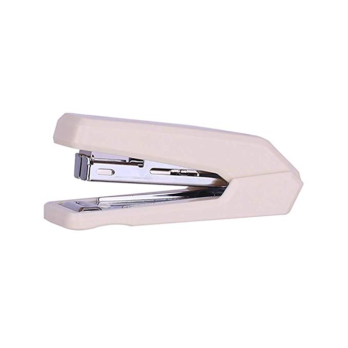 Deli Light Stapler, Ivory, Deli0271