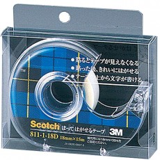3M 스카치 붙여 벗길 테이프 디스펜서 된 18mm × 15m 小巻 811-1-18D
