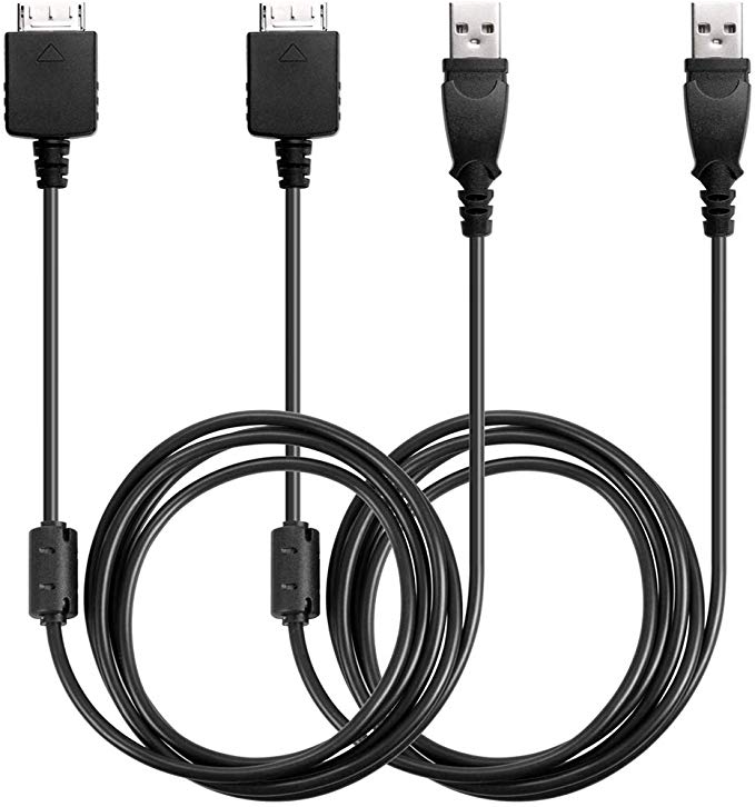 Punasi 소니 SONY WM-PORT 전용 USB 케이블 150CM 워크맨 WMC-NW20MU SONY 대응 USB 충전 케이블 소니 2 개 세트 MP3 / 