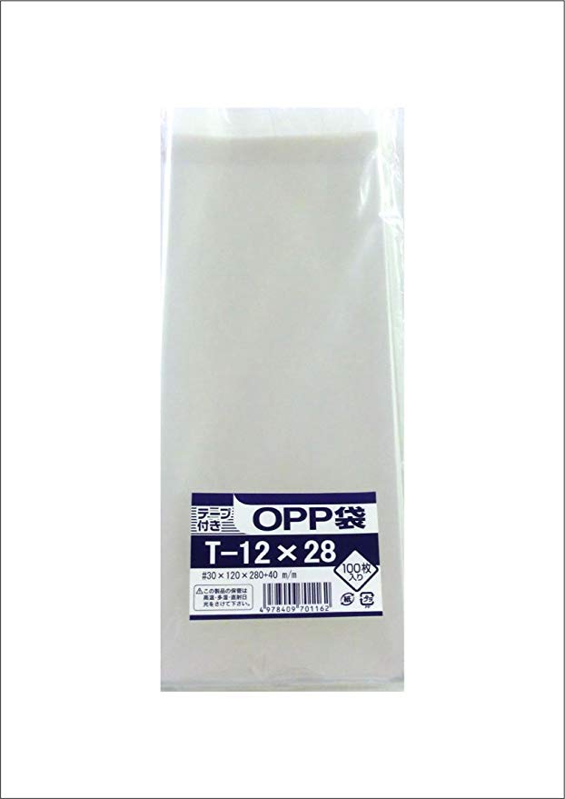 모리야마 화성 OPP 테이프있는 봉투 투명 T-12 × 28